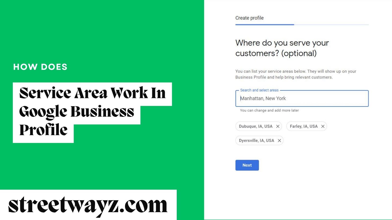 How Does Service Area Work in Google Business Profile