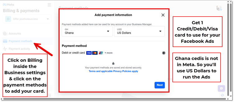 how to run Facebook Ads in Ghana