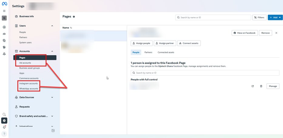How to connect Facbook and Instagram page to your Facebook Manager